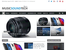 Tablet Screenshot of musicsoundtech.com